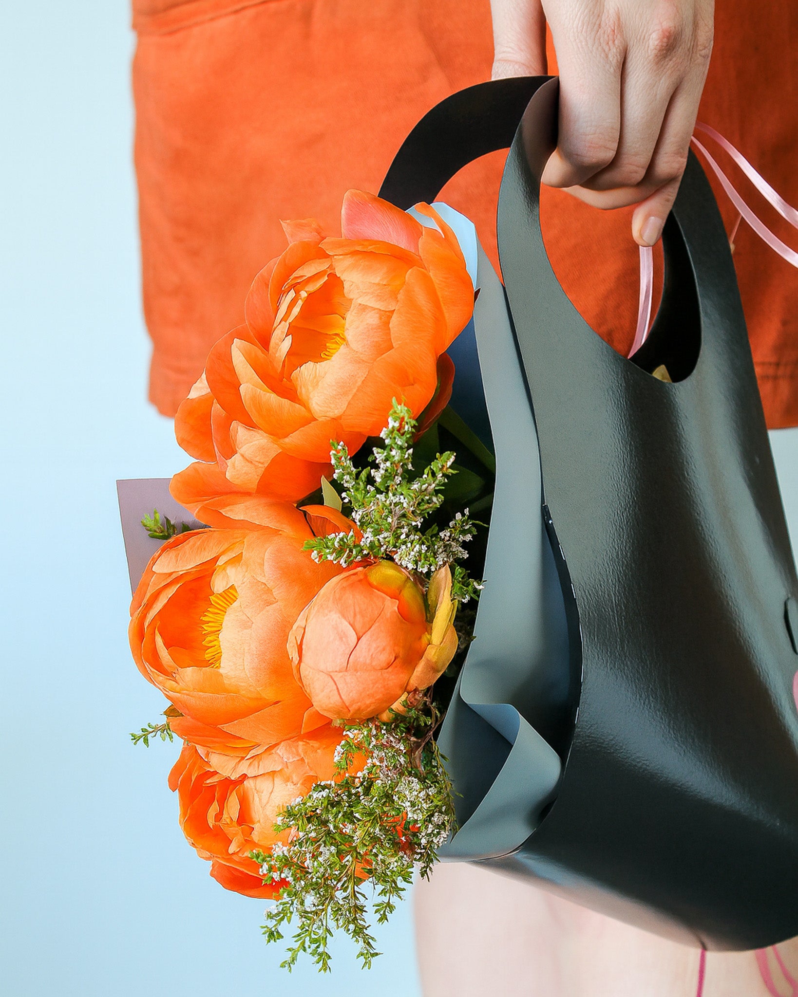 Market Posy - Coral Charm Peonies