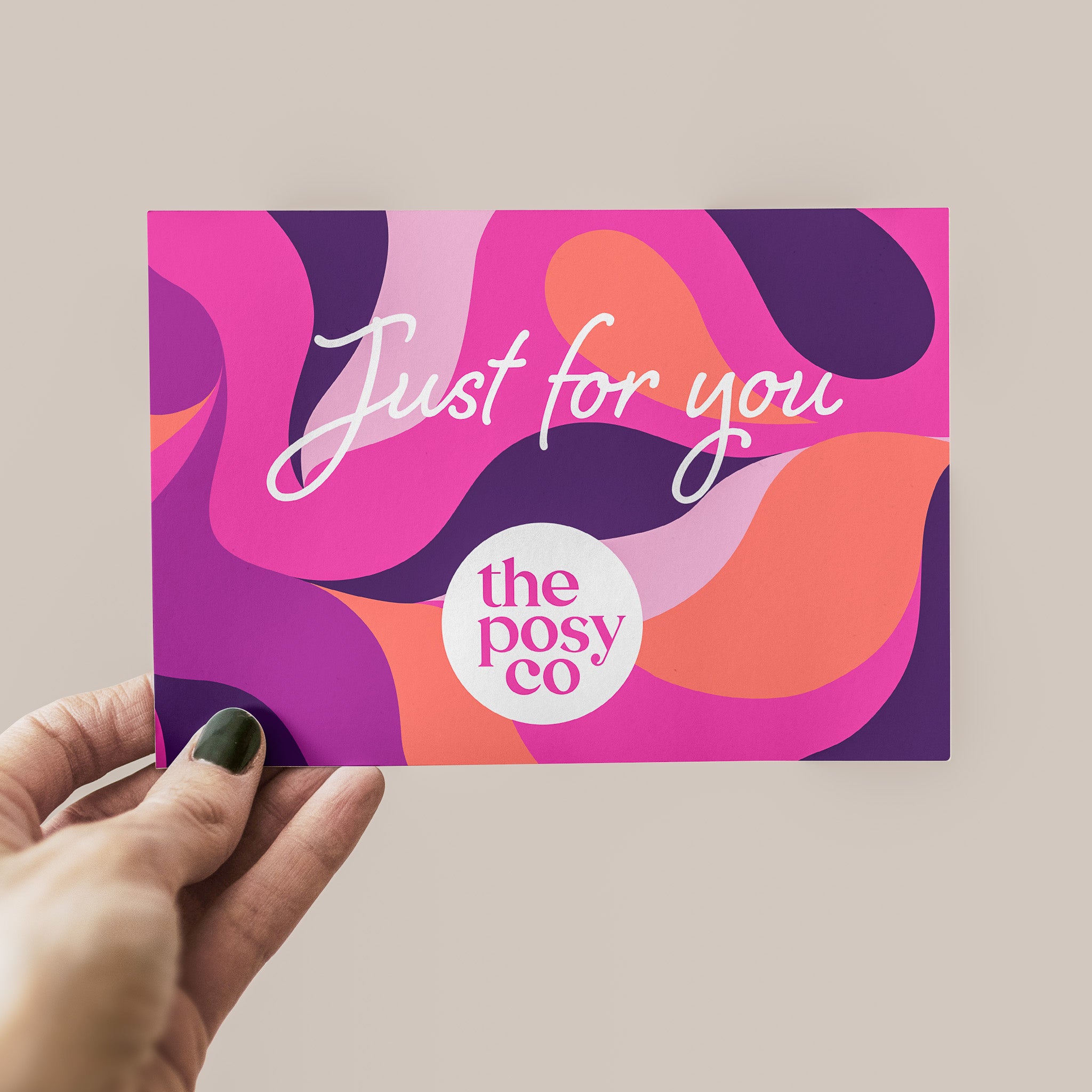 'Just for You' Message Card