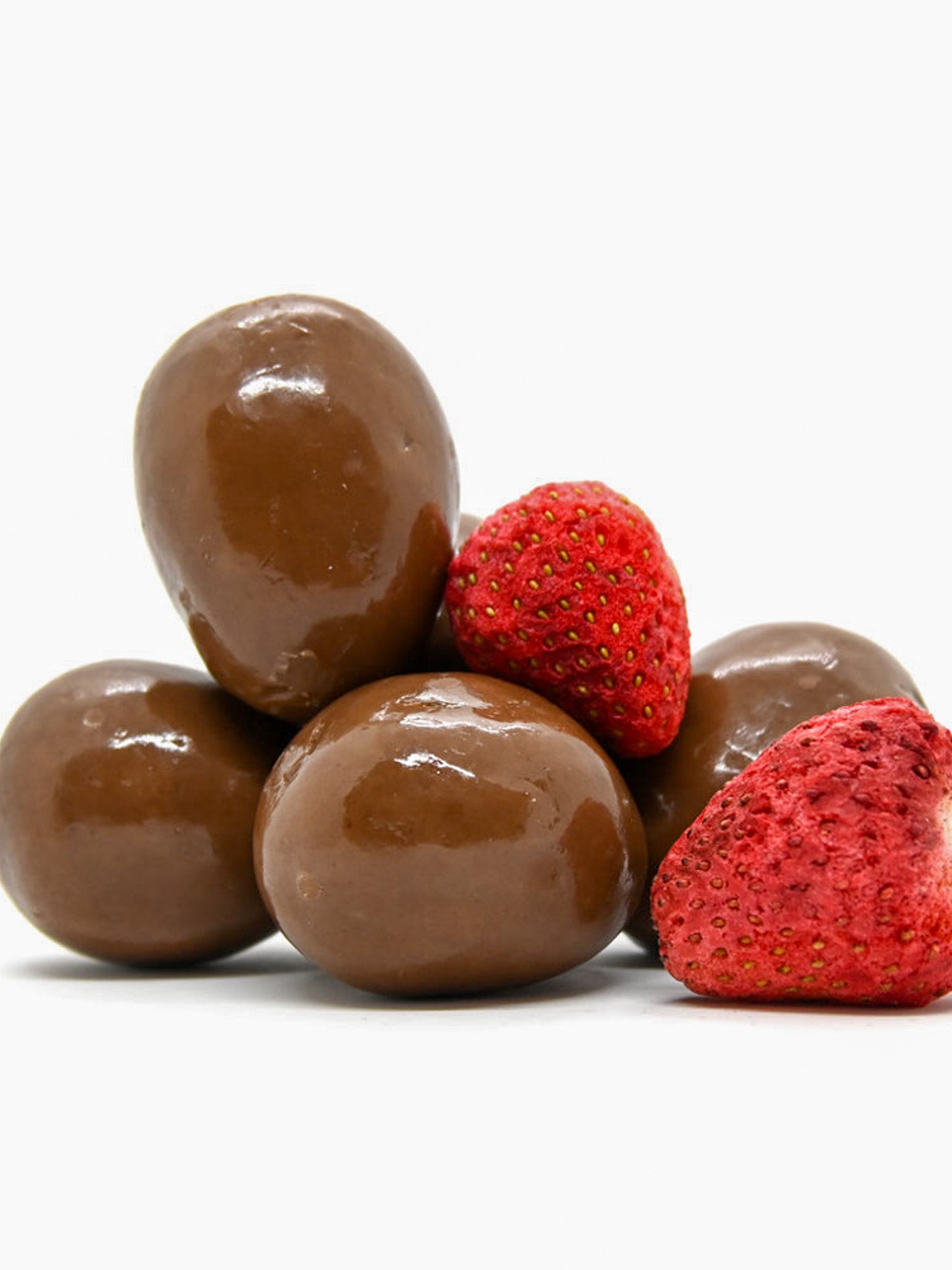 Fredds Milk Chocolate Strawberries 100g