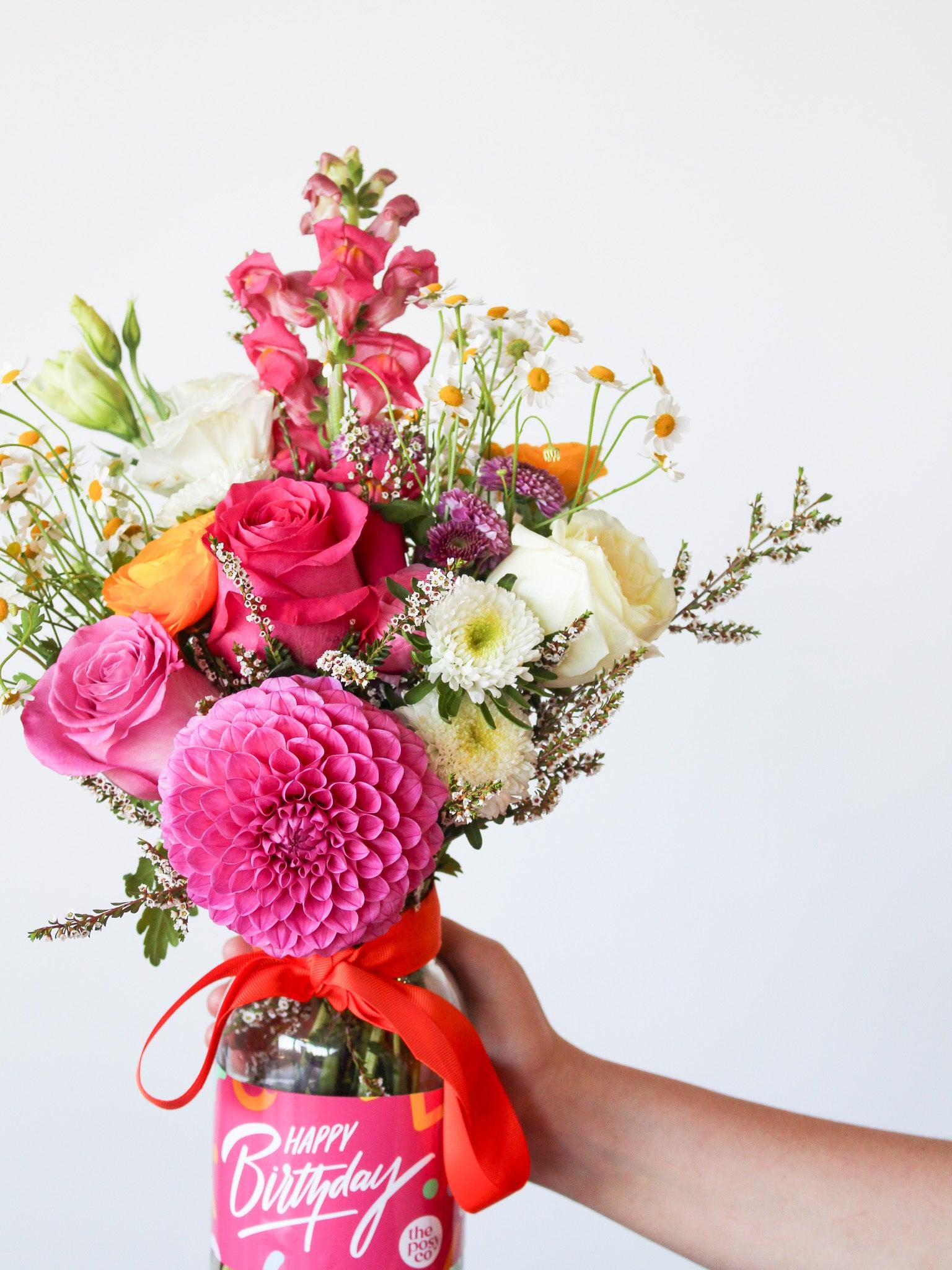 Birthday Flower Jar - The Posy Co
