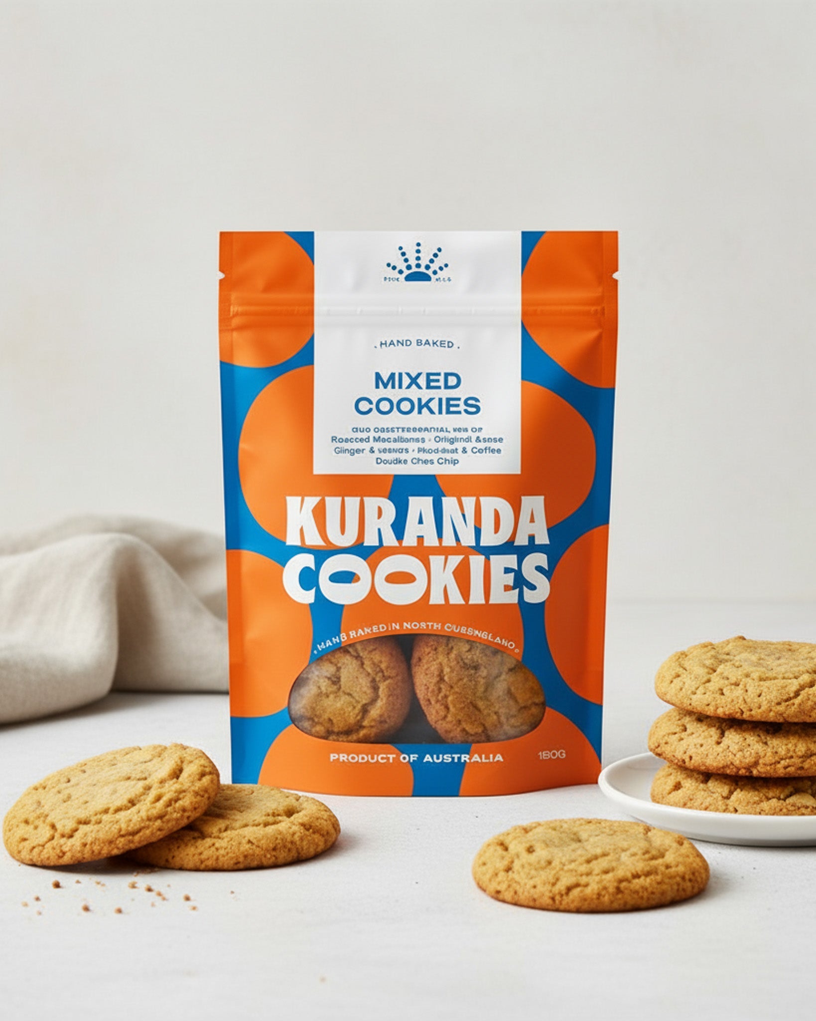 Kuranda Cookies - Mixed Cookies 180g - The Posy Co