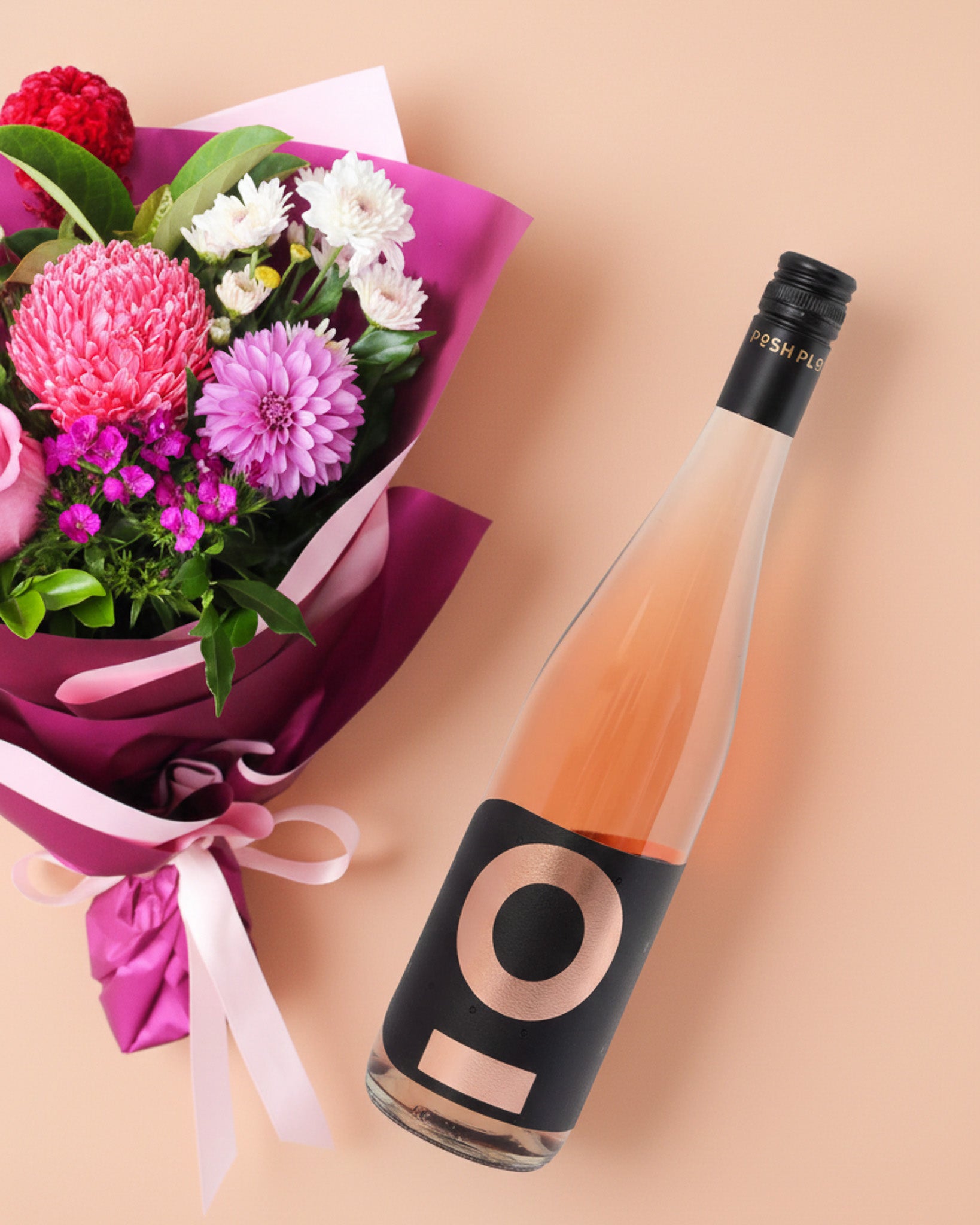Posh Plonk Rosé + Daily Posy