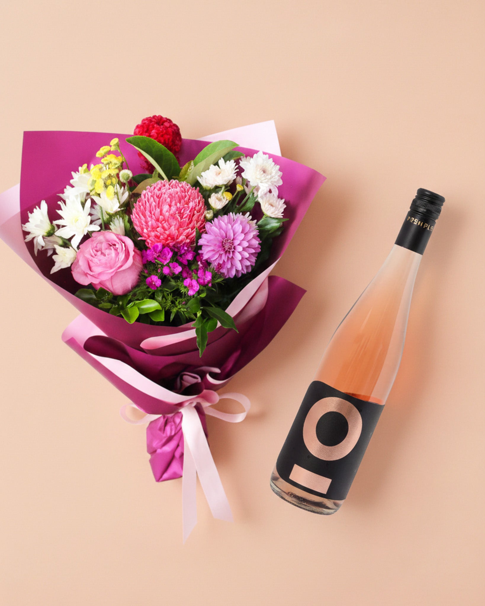 Posh Plonk Rosé + Daily Posy
