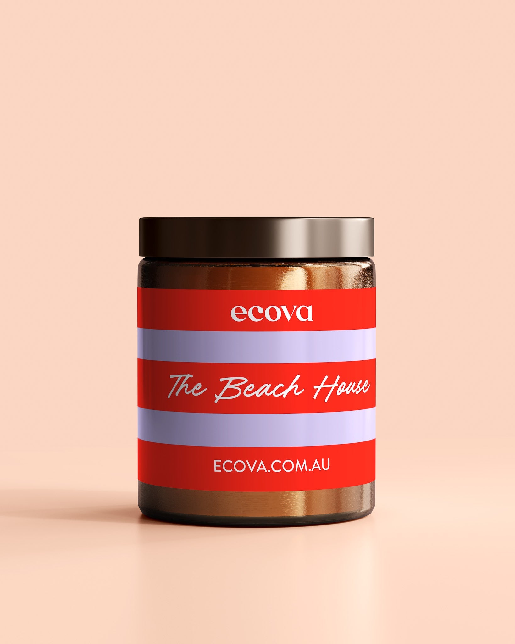 Beach House Candle + Flowers