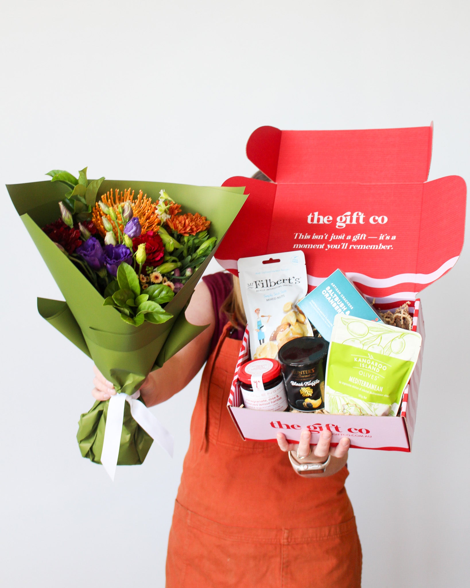 The Gourmet Graze Box + Flowers