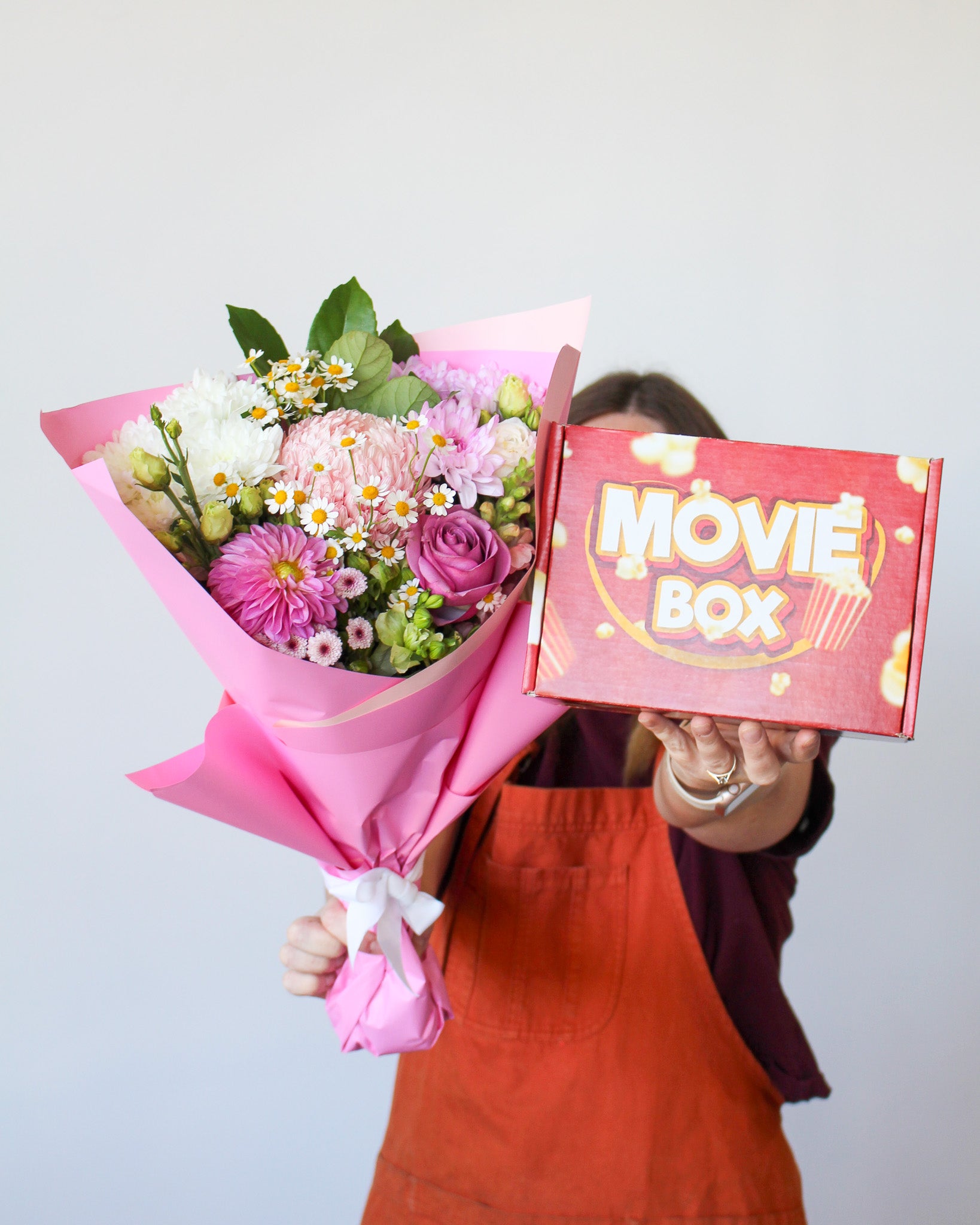 Movie Night Box + Flowers