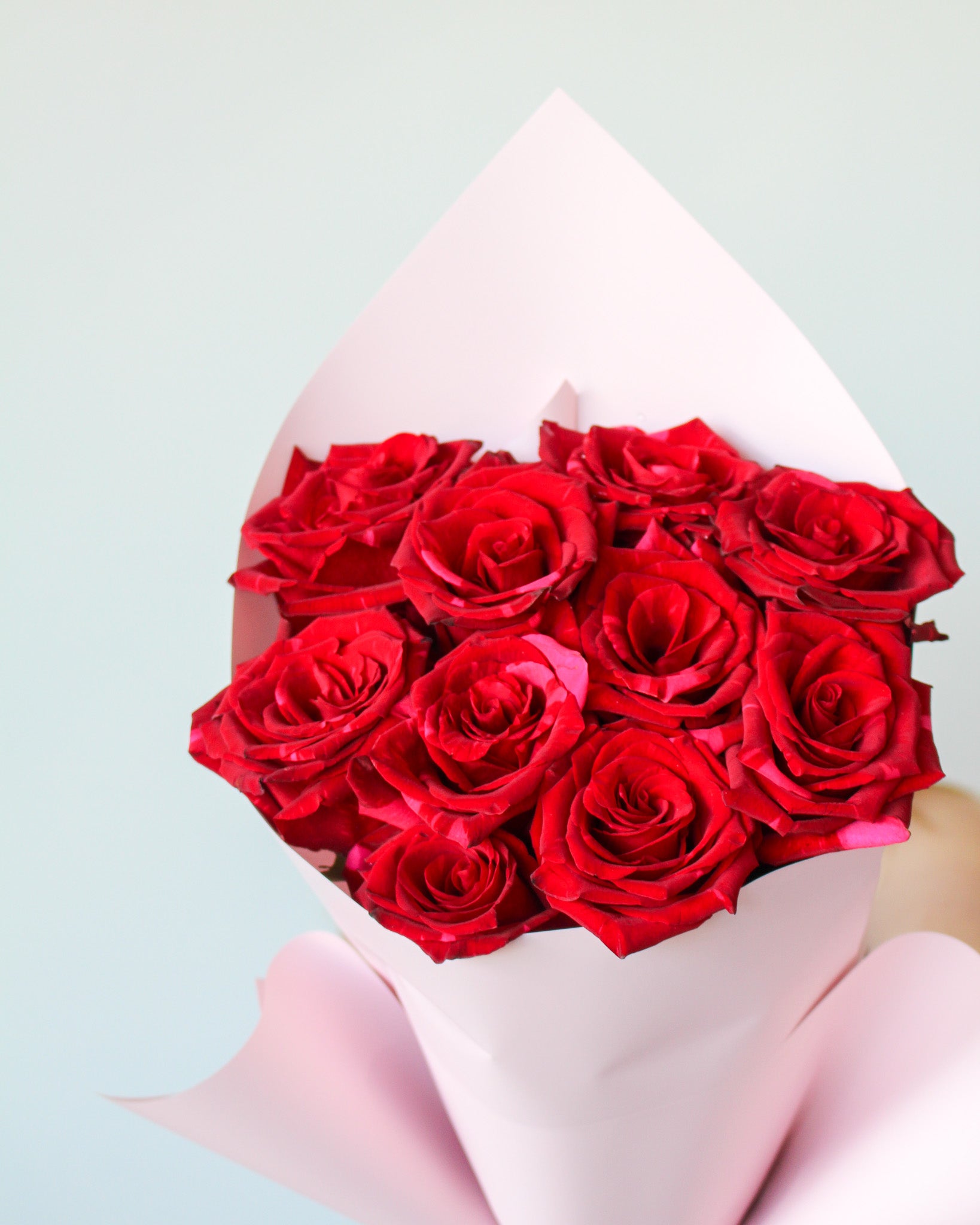 Market Posy - Red Panther Roses