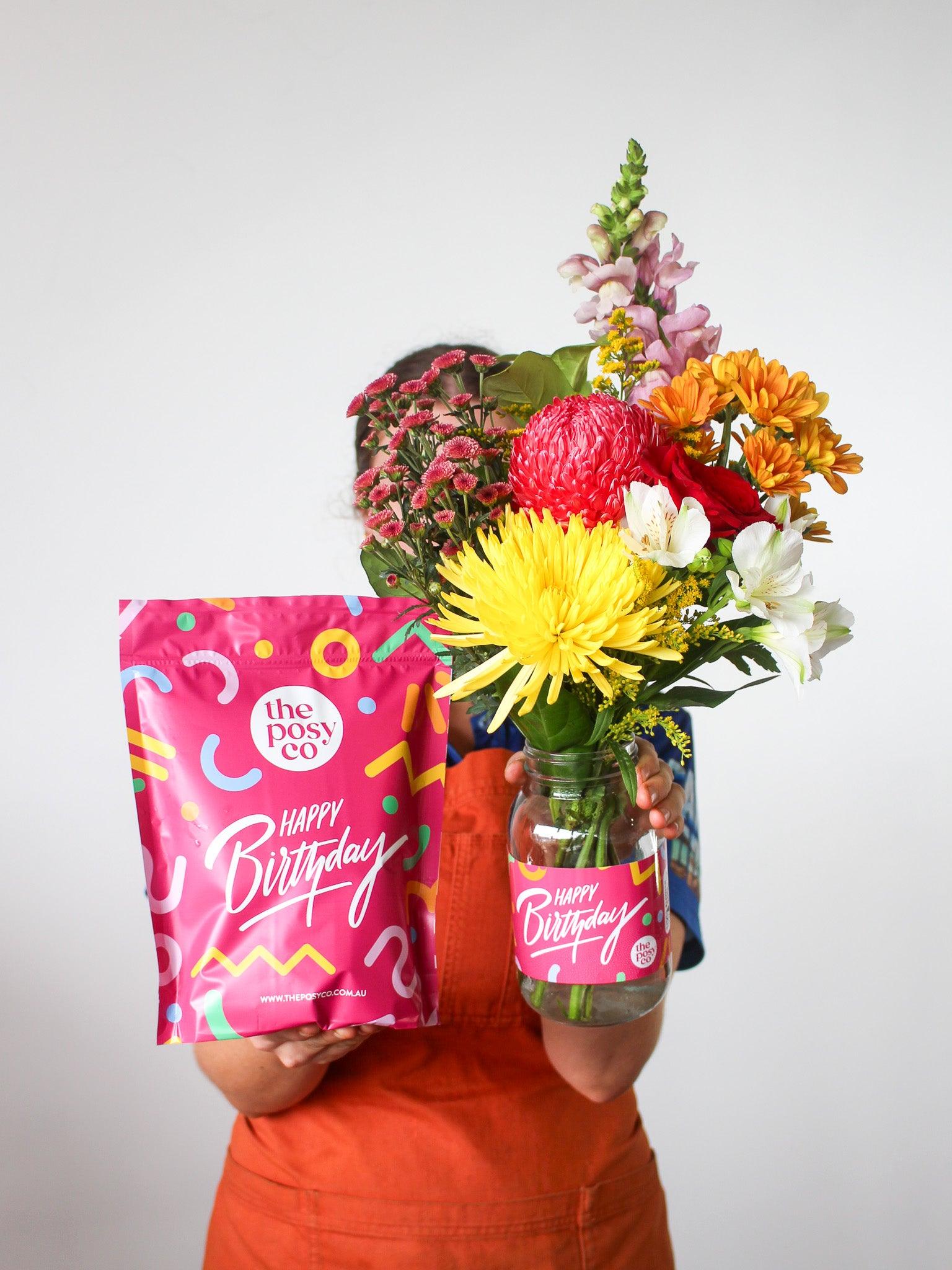 Birthday Gift Bag + Birthday Jar - The Posy Co