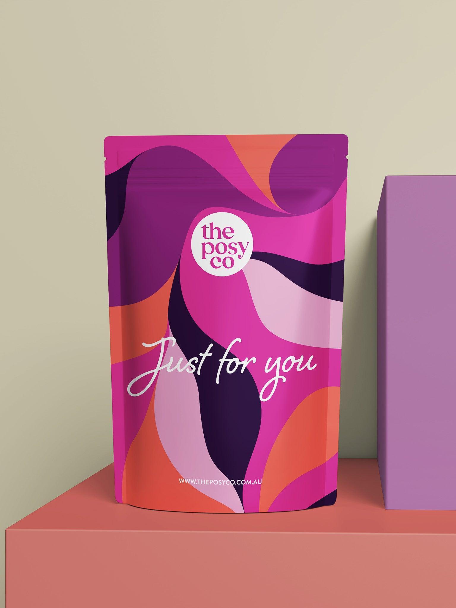 Just For You Gift Bag + Native Posy - The Posy Co