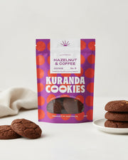 Kuranda Cookies - Hazelnut & Coffee 180g - The Posy Co