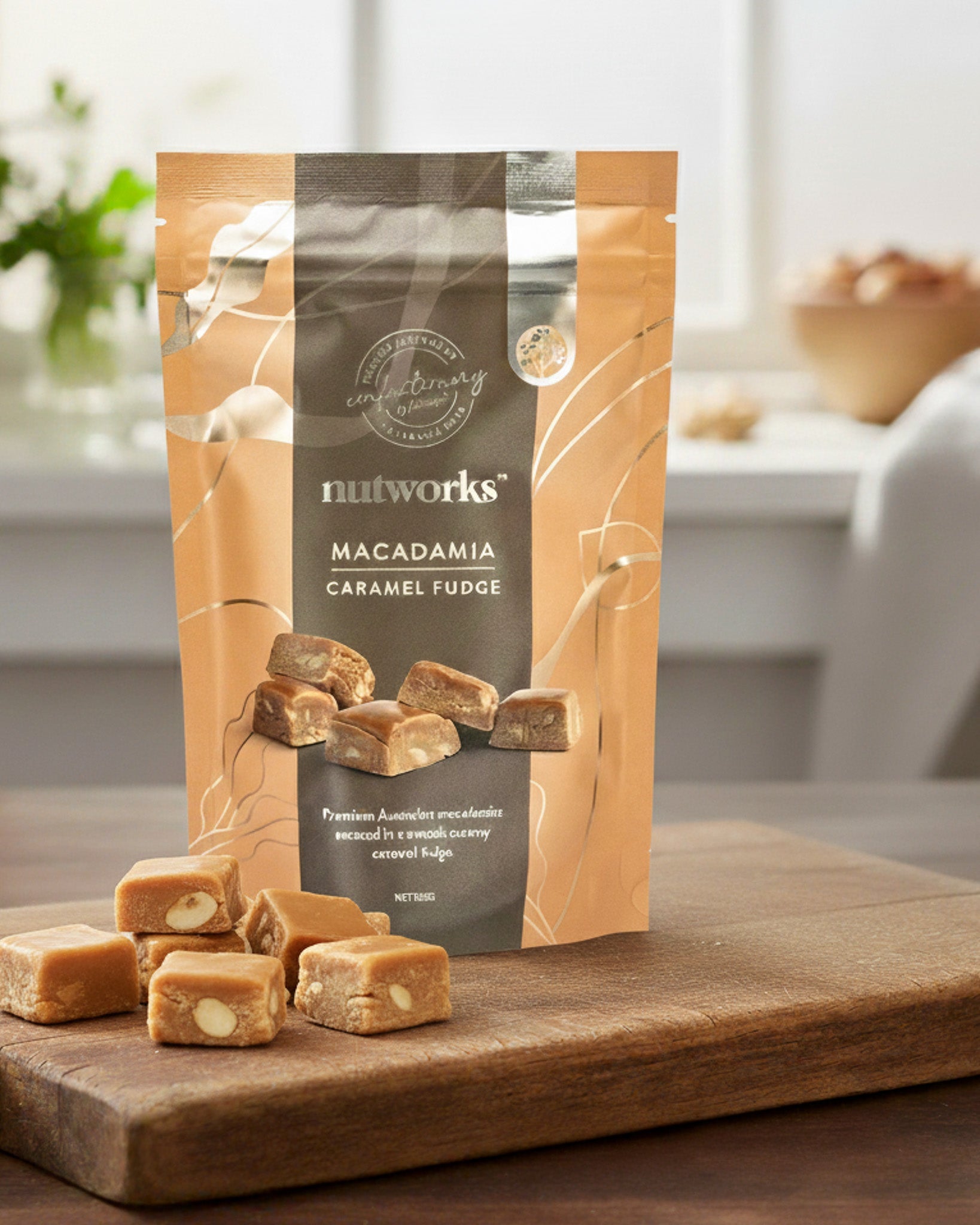 Nutworks Caramel Macadamia Fudge - The Posy Co