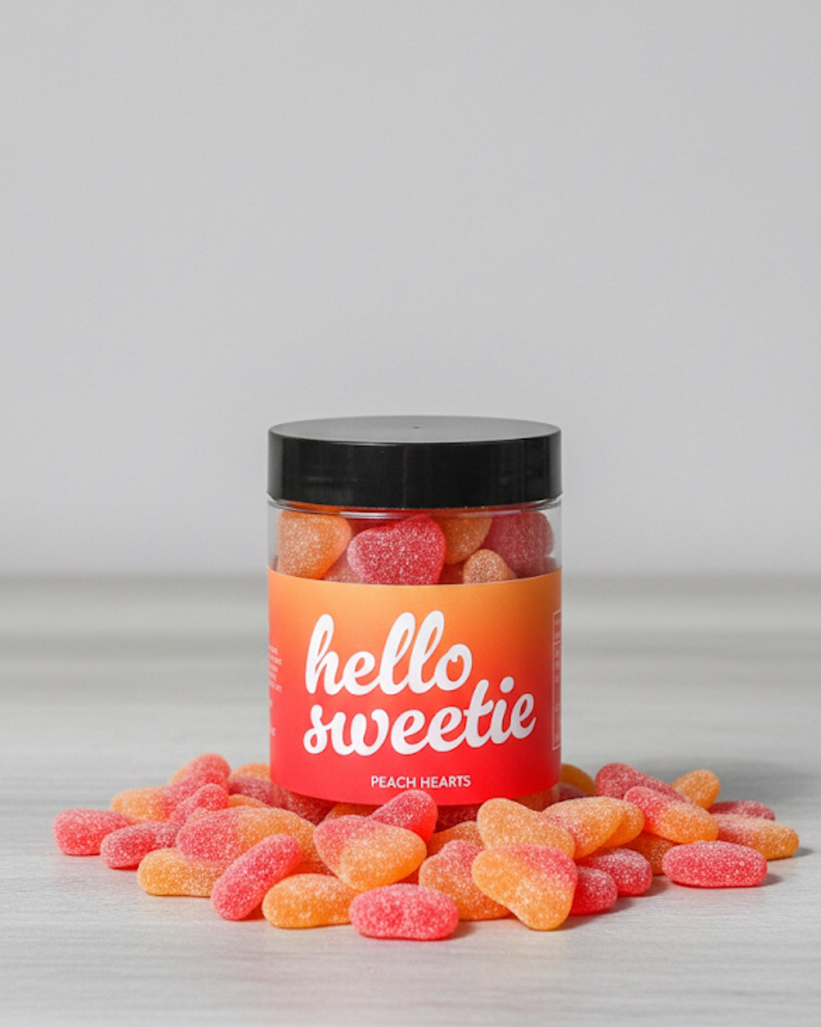 Peach Hearts Candy Jar - The Posy Co