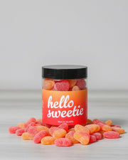 Peach Hearts Candy Jar - The Posy Co