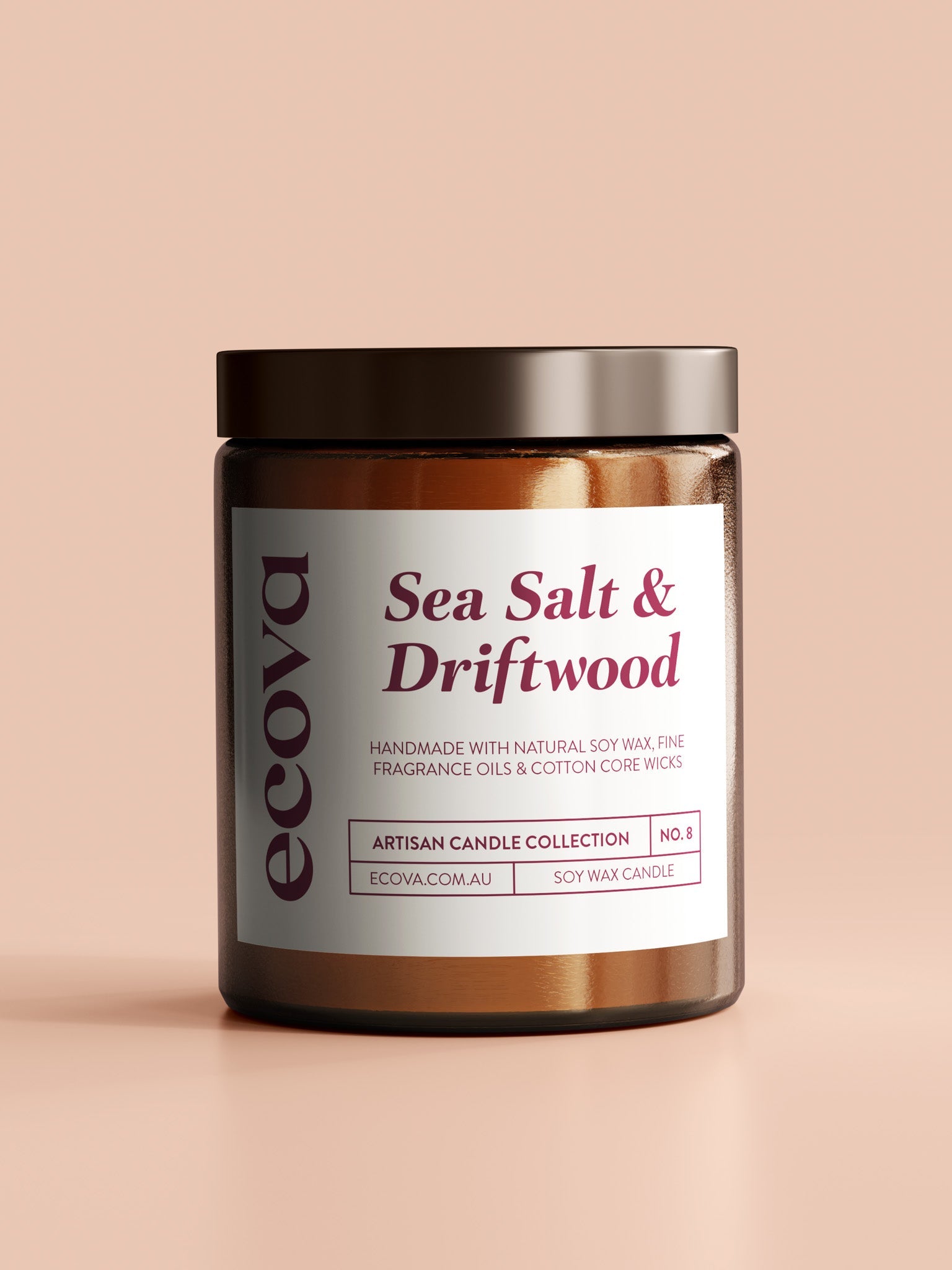 Sea Salt & Driftwood Candle - The Posy Co